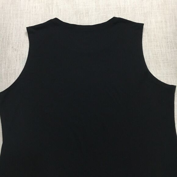 DISNEY | Peter Pan Girls Muscle Tank Top Size XL Black & Yellow Curved Hem Summe - Picture 5 of 9